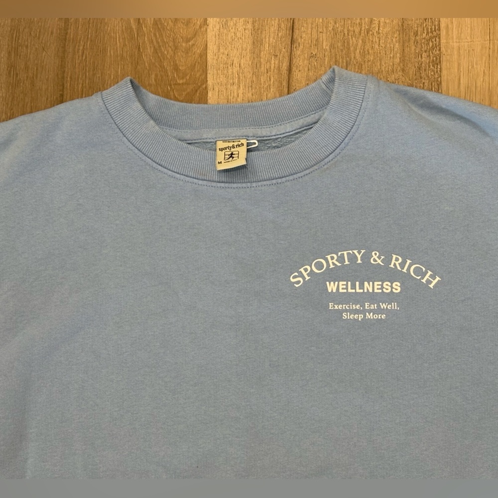 SPORTY & RICH Wellness Sweatshirt M - Picture 5 of 8